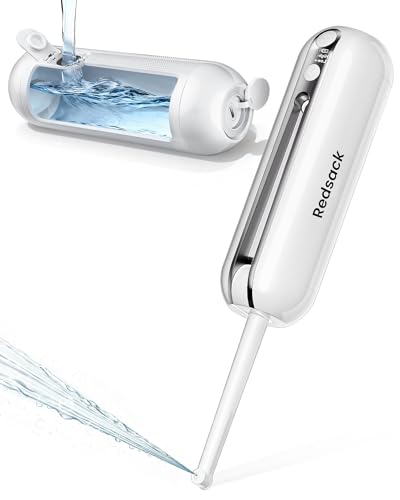 Electric Portable Bidet for Travel, Rechargeable USB-C Handheld High Pressure Sprayer, Camping 6.8oz Smart Foldable Water Storage, 2000mAh Battery Long Life, Personal Cleaner for Men & Women (White) - color: White