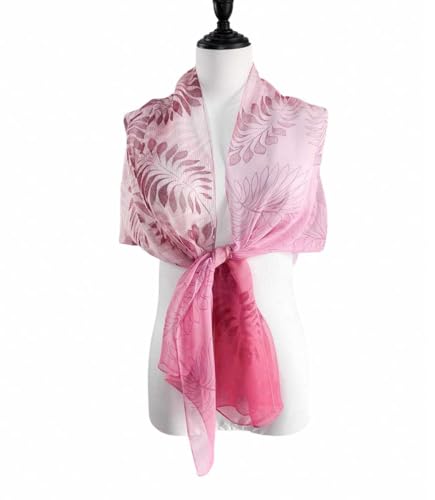 Acotavie Scarfs for Women Lightweight Fashion Scarves Print Floral Pattern Scarf Shawl Wraps - color: B05