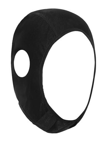 Aislor Wrestling Hair Cover Cap Wrestler Headgear for BJJ, MMA Grappling and Training, Long Hair Net Slicker - color: Black