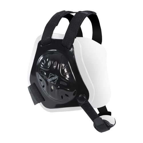 Matman Triforce Adult Wrestling Headgear – Men & Women’s Lightweight & Ergonomic Ear Guards for Wrestling, BJJ & MMA - color: BlackWhite