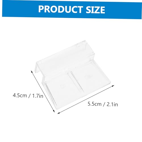 TOYANDONA 4pcs Sturdy Aquarium Lid Holders Easy to Install Fish Tank Cover Bracket for Tanks Acrylic Support Racks for Aquariums