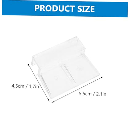 TOYANDONA 4pcs Sturdy Aquarium Lid Holders Easy to Install Fish Tank Cover Bracket for Tanks Acrylic Support Racks for Aquariums