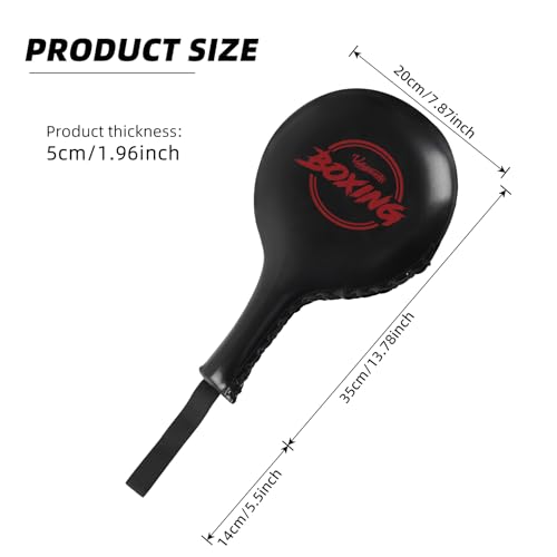 Valleycomfy Boxing Target Paddles Fight Gear Punching & Striking Pads - color: Red