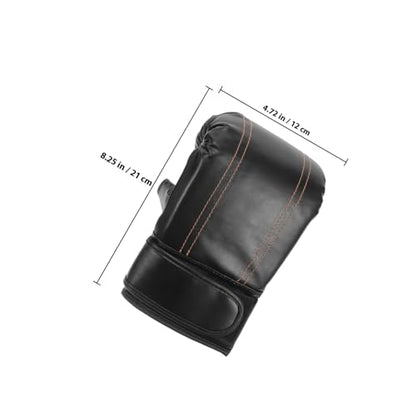 UPKOCH Kickboxing Gloves 1 Pair Open Finger Training Boxing Gloves for Men and Women Protective for Adult and Black