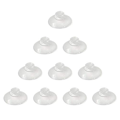 20mm 10 Pieces Mini Suction Cups Clear Without Hooks Without Holes, PVC Plastic Sucker Pads for Festival Decoration Wall Glass Home Car - size: 20mm 10pcs
