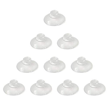 20mm 10 Pieces Mini Suction Cups Clear Without Hooks Without Holes, PVC Plastic Sucker Pads for Festival Decoration Wall Glass Home Car - size: 20mm 10pcs