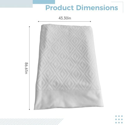 2 Piece Ihram Men's Clothing Hajj Microfibre Towel Set, 110 x 220 cm, Umrah Essential