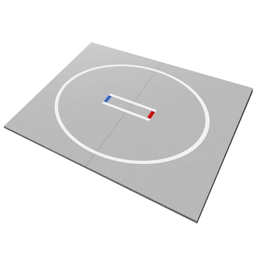 10x10 Wrestling Mat for Home, 1.2" Thick Foldable BJJ Mats for Home Gym, Anti-Slip MMA Jiu Jitsu Mats, Grappling Mats for Martial Arts & Judo Practice