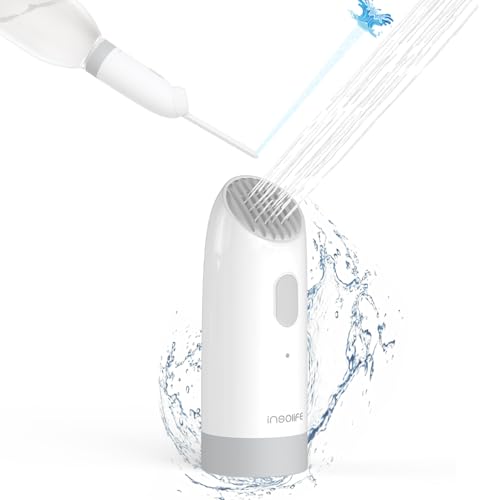 Insolife® Portable Bidet | High Pressure Travel Bidet 350ml | 2 Pressure Modes, IPX7 Waterproof, USB Rechargeable Personal Hygiene on Trip & Daily Use