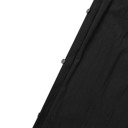 IDOPIP Women's Muslim Abaya Dress 2 Pieces Set Long Sleeve Button Down Shirt and Pants Casual Arabic Islamic Dubai Outfits - color: Black + Belt, size: 4X-Large