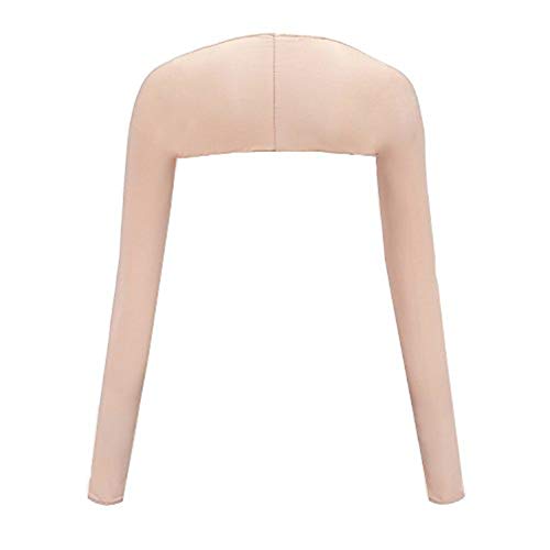 Women Cooling Shawl Arm Sleeve with Finger Hole, Comfortable & Breathable, Anti-UV, Ladies Sun Protection Cooler Shrug - color: Beige