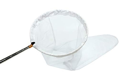 RESTCLOUD Insect and Butterfly Net with 12" Ring, 24" Net Depth, Handle Extends to 59 Inches - size: 16" Ring, 59" Handle