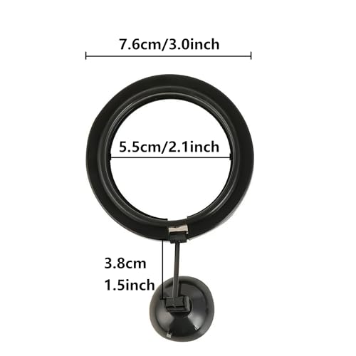 FREESEA Fish Feeding Ring for Aquarium: Round Floating Food Rings for Betta Turtle Tank - size: Round