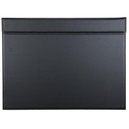 18''x14'' Large Rectangle A3 Desk Writing & Drawing Desk Pad &Board Table Protector Mat with Paper Clip on Top Black - color: Black-a186