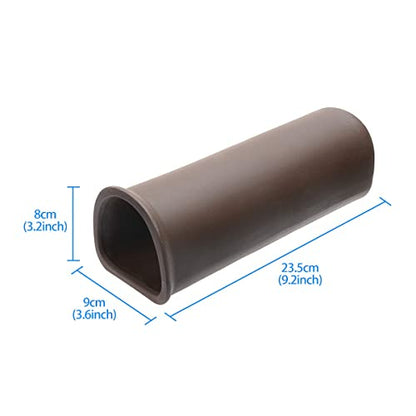 Saim XL Aquarium Ceramic Rock Cave Shelter Shrimp Spawning Breeding Cone Shelter Hideout Fish Tank Decorations (Largest) - size: largest