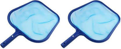 Sunnyglade Swimming Pool Cleaner Supplies/Professional Heavy Duty Pool Leaf Rake Fine Mesh Frame Net/Cleaning Leaf Skim Net (17.5x11.8in) (Pack of 2) - size: 17.5 x 11.8 x 1.2in (Pack of 2)