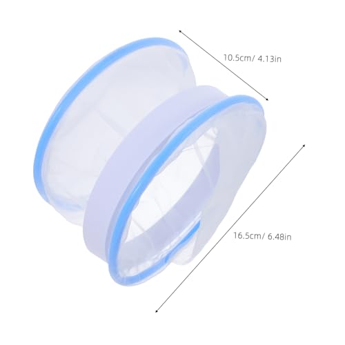 Toyvian 2pcs Transparent Fish Breeder Box Nylon Floating Mesh Nursery Tank for Guppy Egg Incubation for Aquarium Betta Clownfish Fry Easy to Clean Monitor