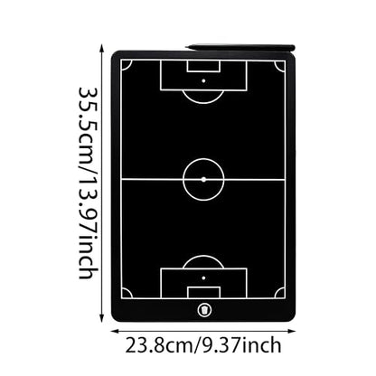 Soccer Coaching Board,16 Inch LCD Soccer clipboard for Coaches, Marking Training Tactical Board with Pen