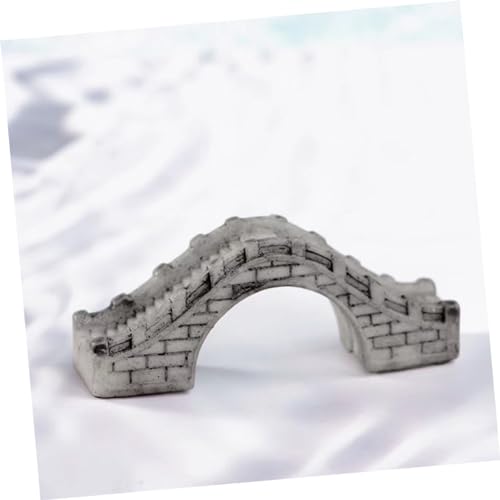 Holibanna 2pcs Artificial Landscape Bridge Ornament Resin Arch Bridge Aquarium Supplies for Fish Tank Decor