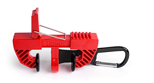 Footwear Clip, Shoe Bag, Hang Extra Shoes Cleats Boots or Gear on Your Bag. - color: 5-Pack Red