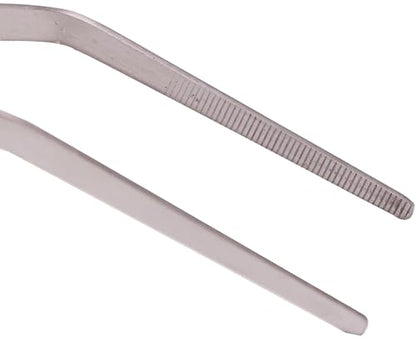 FEITA Extra Long 15 Inch Tweezer Stainless Steel Curved Tip for Aquarium Fishtank Aquascaping Tools, Aquarium Fishtank, Mega Reptile Feeding Tongs - style: 15Inch Curved-Tip
