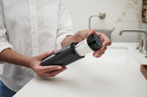 Kohler PureWash M050 Portable Bidet Sprayer, Honed Black, Travel Bidet, Compact Design for Easy Transport with Carrying Strap, Multi-setting Spray Functions, Holds Water for Up to One Minute