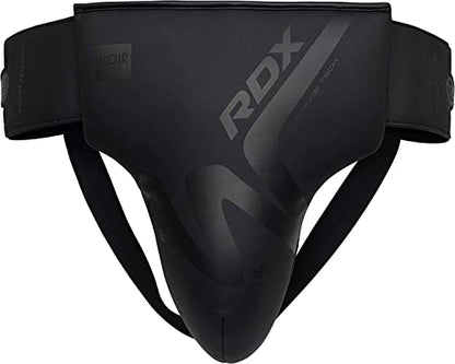 RDX Boxing Groin Protector- Premium Real Maya Hide Leather Boxing Cup for Men, Sparring Gear, Martial Arts Protective Equipment, Groin Protector Boxing, MMA Groin Cup Protector for Training & Fighting - size: Medium