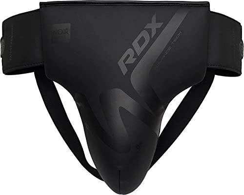 RDX Boxing Groin Protector- Premium Real Maya Hide Leather Boxing Cup for Men, Sparring Gear, Martial Arts Protective Equipment, Groin Protector Boxing, MMA Groin Cup Protector for Training & Fighting - size: Large