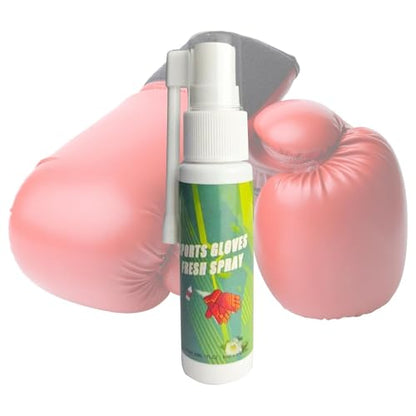 Boxing Glove Deodorizer 30ml - Gym Equipment Spray, Odor Freshener with Long Lasting Fragrance, Sweat Neutralizer Mist, Moisture Absorber for Hockey Football Pads Helmet Shoes Athletic Gear