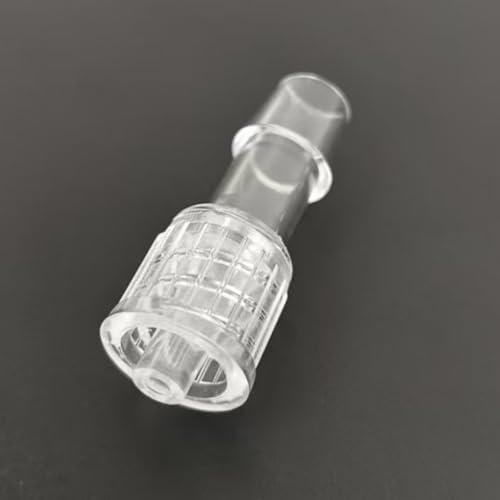 Moveable Male Luer Lock Connector × Hose Barbed Adapter for Laboratory Biochemical Analytical Instruments Food Machinery 50PC/PK (for 1/4'' Hose ID, PC) - size: for 1/4'' Hose ID, PC