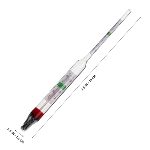 1set Hydrometer Tester with Graduated Cylinder for Accurate Sea Water Measurement for Aquariums and Seafood Tanks