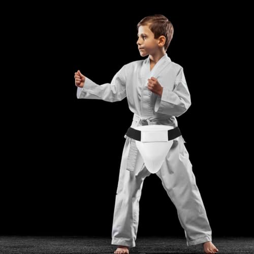 Happyyami Boxing Groin Guard Protector for Men Boys and Girls Taekwondo Gear Breathable Design for Training and Competition Essential Safety Equipment for Martial Arts