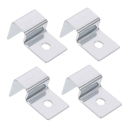 TEHAUX 4pcs Stainless Steel Aquarium Lid Holders Fish Tank Cover Support Brackets for Glass Sturdy and Practical Fish Tank Accessories