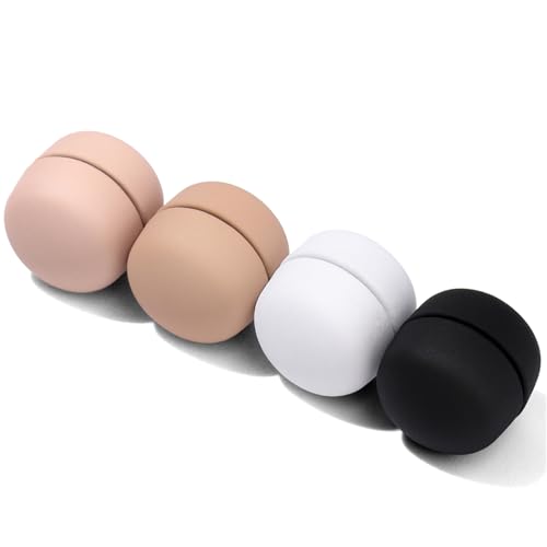 Strong Magnetic Hijab Pins, 4 Pack Multi-Use Pinless Hijab Magnet Pin, Colorful Magnet Pins Scarf Magnetic Pin No-Snag Brooch Clasp for Clothes Dress Scarves (Matte) - color: Matte Style, size: 4pcs