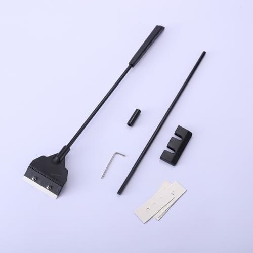 Algae Scraper for Aquarium - 26" Glass Fish Tank Cleaner with 5 Stainless Steel Blades - size: Large
