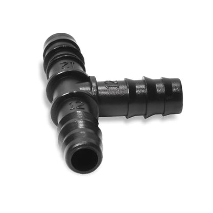 1/2 Inch PVC Barbed Tee Fitting - Insert for Tubing Hose Water Line - SCH 40 Tee for 1/2 PVC - size: Gray 1/2 PVC Tee