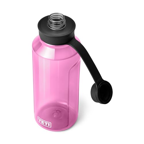 YETI Yonder Water Bottle with Yonder Tether Cap, Lightweight, Leakproof and BPA-Free - color: Power Pink, size: 50 Ounces