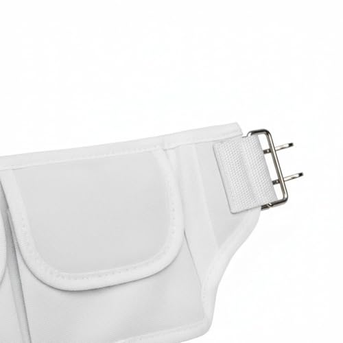 Hajj Umrah Waist Belt Ihram Pilgrimage Bag with Zip Pockets for Passport Money Travel Organizer - color: Four-pocket Style