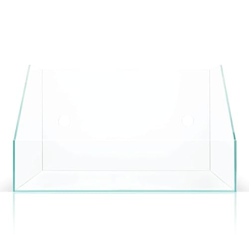 Ultum Nature Systems Rimless Paludarium - Ultra Clear Low Iron Glass with Mitired Edges, Bulkheads and Leveling Mat Inluded (5E) - style: 5E