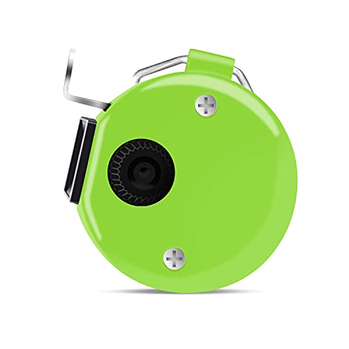 Eliamo 12 Pcs Hand Tally Counter 4-Digit Lap Counter Clicker, Manual Mechanical Handheld Pitch Click Counter with Finger Ring for School Golf & Knitting Row Croche - color: Green