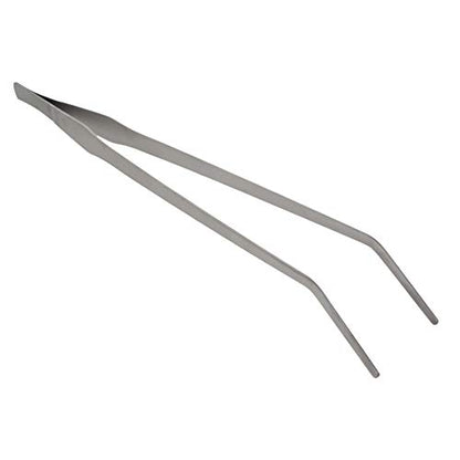 Utoolmart Aquarium Plant Tweezer, Stainless Steel Curved Tweezer, 38cm, for Fish Tank Plant Aquascape Tools, Feeding Tongs, 1 Pcs - color: 1pcs, size: 38cm Curved