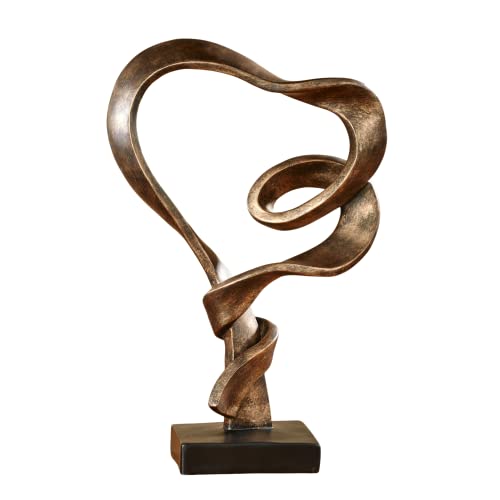 Touch of Class Lifes Journey Table Sculpture, Antique Gold