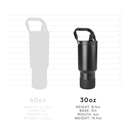 Simple Modern Tumbler with Handle, Water Jug | 30oz | Gray | Trek Pivot Insulated Stainless Steel Water Bottle | Interchangeable Straw & Chug Lid, Cupholder Friendly | Ice Gray - color: -Ice Gray, size: 30 Ounces
