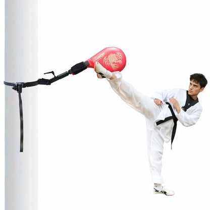 Taekwondo Kick Target Pad,Hand Free Striking Pad with Mounting Bracket, Martial Arts Training Equipment