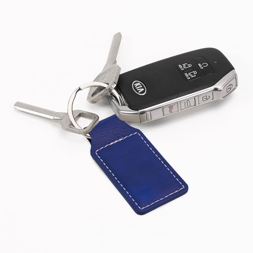 LaserGram Rectangle Keychain, Allah 2, Personalized Engraving Included (Dark Blue) - color: Dark Blue