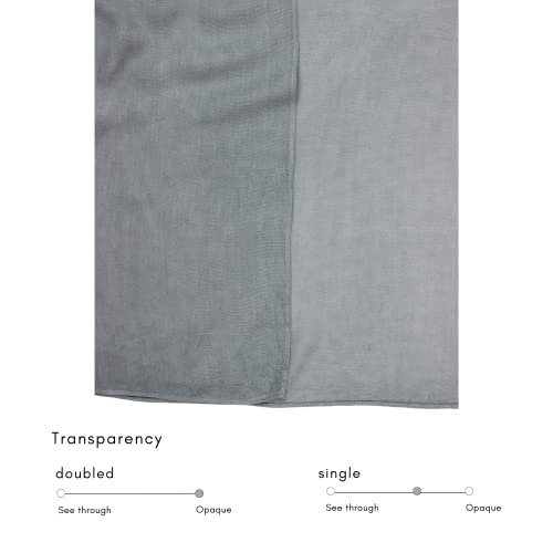 Modal Hijab for Women | Headscarf - color: Slate Grey Modal - Plain Hijab