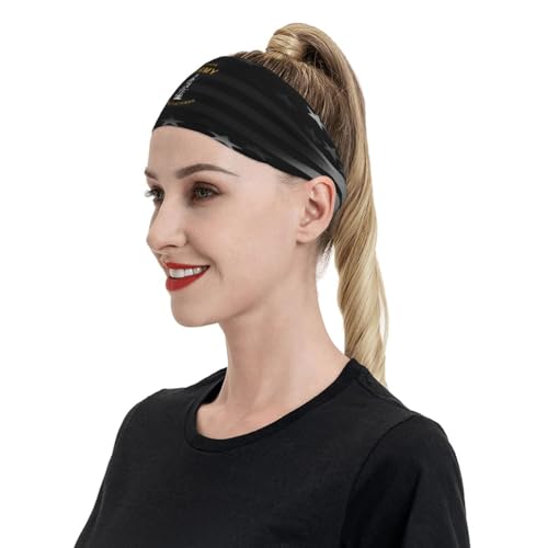National Guard Korean Combat Vet Sports Sweatband Headband, Moisture Wicking, Non-Slip, for Running, Workout45