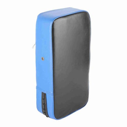 Taekwondo Boxing Kicking Strike Pad Foot and Hand Target Curved Training with Hand Grip Pressure Relief Valve 40 x 20 x 10 cm PU Leather Red Blue (Blue)