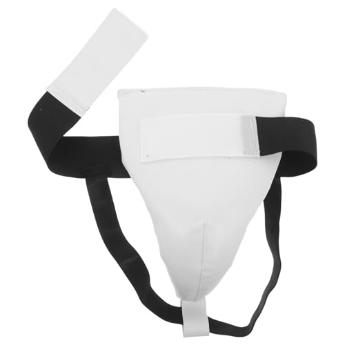 UPKOCH Groin Protector Athletic Cup for Martial Arts Taekwondo Boxing MMA – Adjustable Hook Loop Closure Abdomen and Groin Guard for ’s Combat Sports