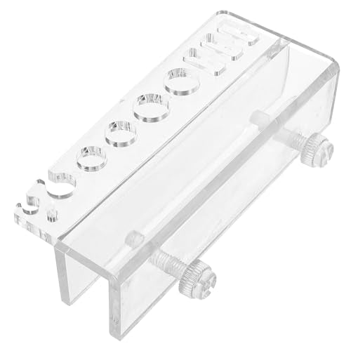 Happyyami Easy Install Fish Tank Tool Rack Aquarium Tool Holder Water Holder Storage Slots
